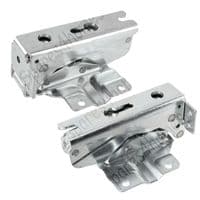 Pair of Hinges For Bosch Neff Siemens Integrated Fridge Freezer 481147 Left or Right side