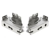 Pair of Hinges For Bosch Neff Siemens Integrated Fridge Freezer 481147 Left or Right side