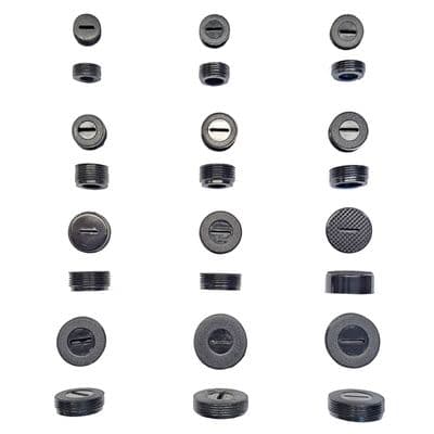 Power Tool Carbon Brush Black Cap Covers for Drill Saw Sander Angle Grinder