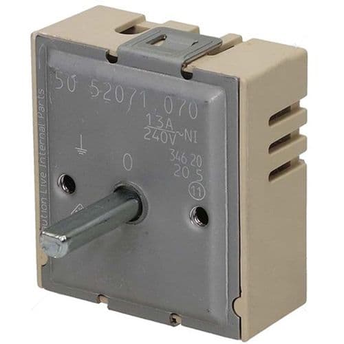 Single Hob Energy Regulator 50.52071.070 Replaces Diamond H 40ER101C1P