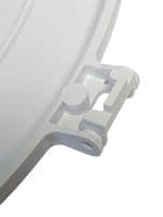 Tumble Dryer Door Handle Kit for AEG Electrolux John Lewis 4055237731 White