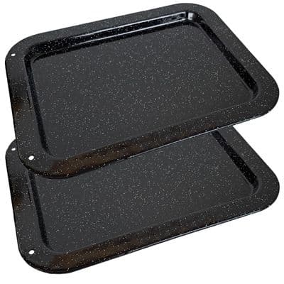 Universal Vitreous Enamel Baking tray  X2 Sheet 365mm x 287mm