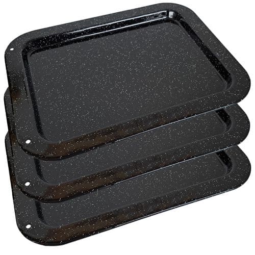 Universal Vitreous Enamel Baking tray X3 Sheet 365mm x 287mm