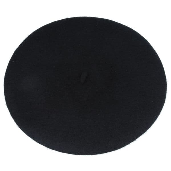 100% Wool French Beret (Grey, Red or Black)