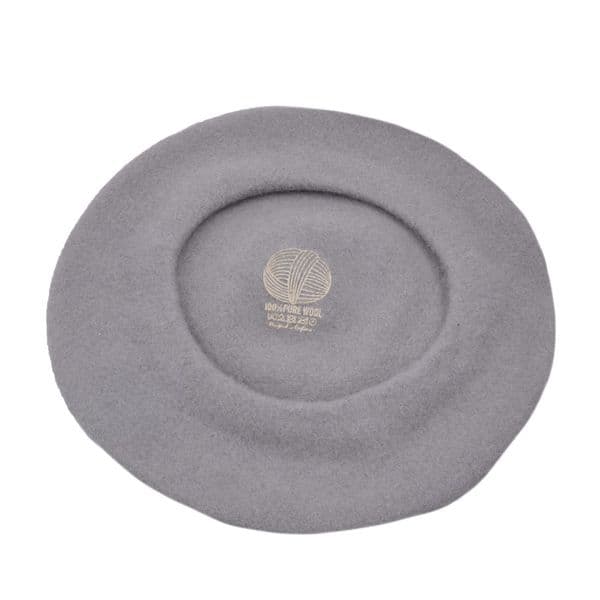 100% Wool French Beret (Grey, Red or Black)