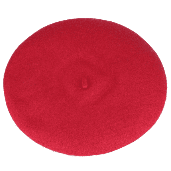 100% Wool French Beret (Red, Grey or Black)