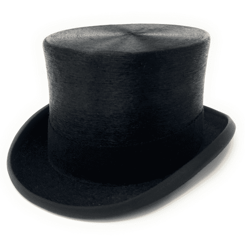 Ascot Luxury Melusine Black Top Hat