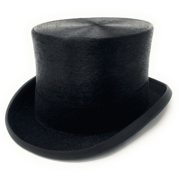 Ascot Luxury Melusine Black Top Hat