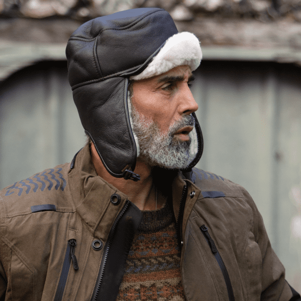 Aviator Sheepskin Trapper Hat - Harrison