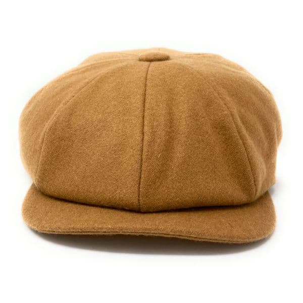 Bakerboy Cap - Gatsby Newsboy - Melton Wool - Lined - (Peaky Blinders Style Cap)