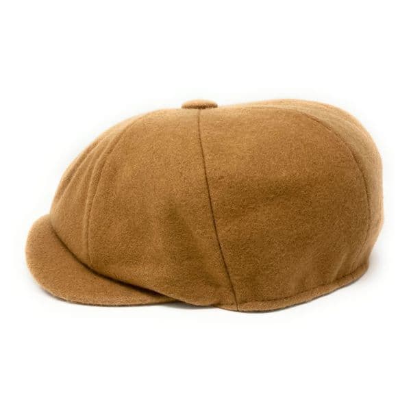 Bakerboy Cap - Gatsby Newsboy - Melton Wool - Lined - (Peaky Blinders Style Cap)