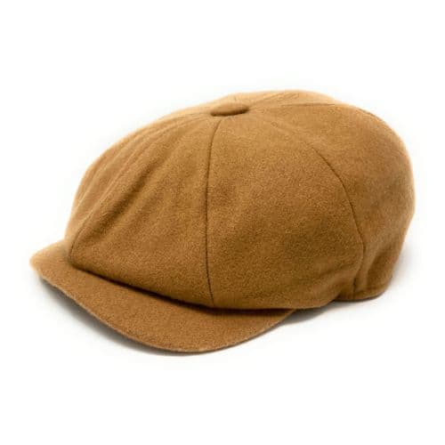Bakerboy Cap - Gatsby Newsboy - Melton Wool - Lined - (Peaky Blinders Style Cap)