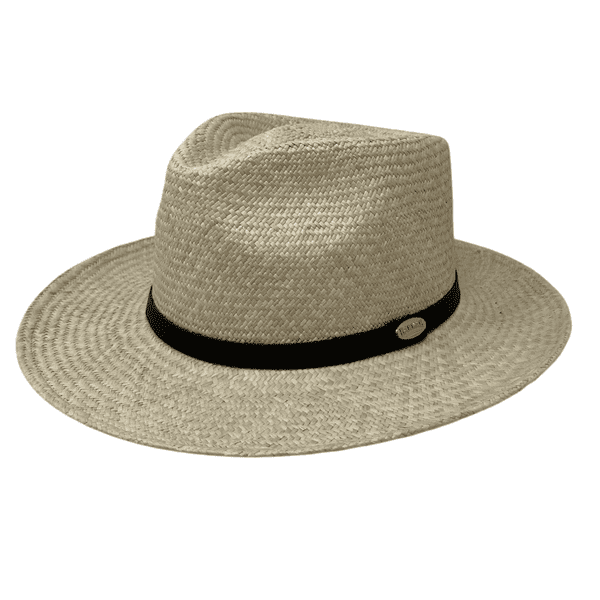 Barmah Outback Fine Raffia Straw Panama Hat - 1096