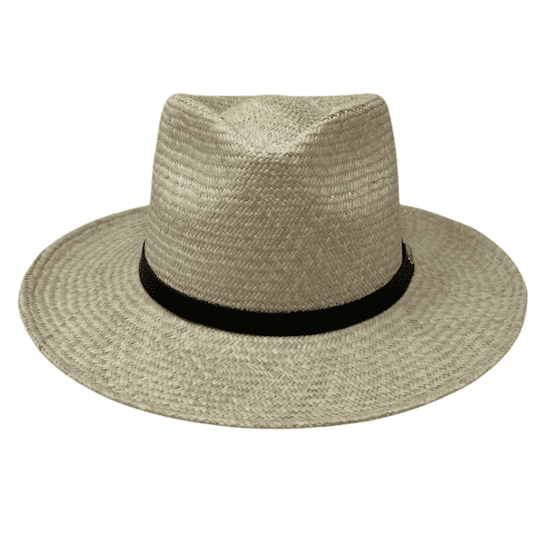 Barmah Outback Fine Raffia Straw Panama Hat - 1096