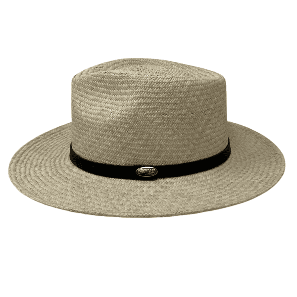 Barmah Outback Fine Raffia Straw Panama Hat - 1096