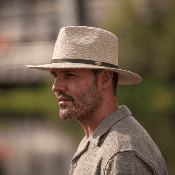 Barmah Outback Fine Raffia Straw Panama Hat - 1096