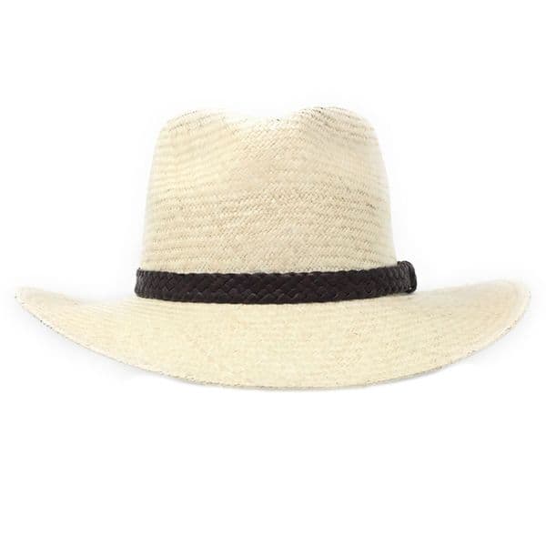 Barmah Outback Fine Raffia Straw Panama Hat - 1097