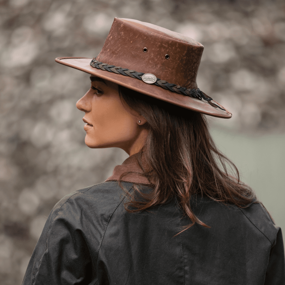 Barmah Squashy Leather Hat Leather Hats Aussie Hat