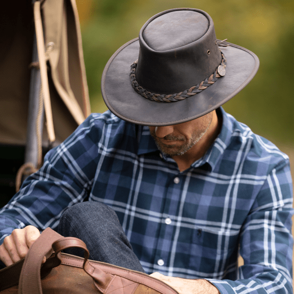 Barmah Squashy |Leather Hat | Leather Hats | Aussie Hat