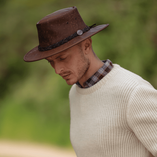 Barmah Squashy |Leather Hat | Leather Hats | Aussie Hat