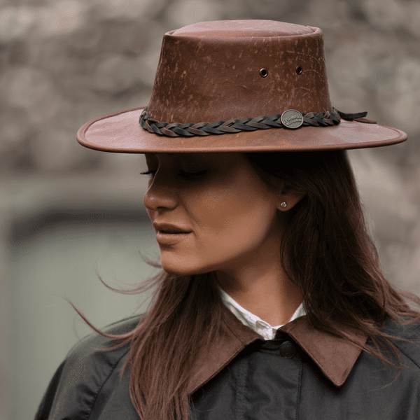 Barmah Squashy |Leather Hat | Leather Hats | Aussie Hat