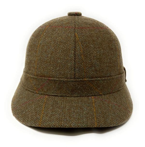 Brown Tweed Lined Deerstalker Hat