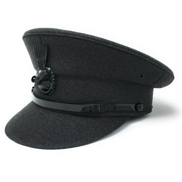 Chauffeurs Hat  - Dark Grey, Light Grey or Black - Driving Cap