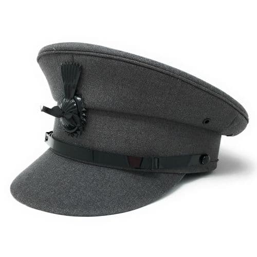 Chauffeurs Hat - Light Grey - Driving Cap