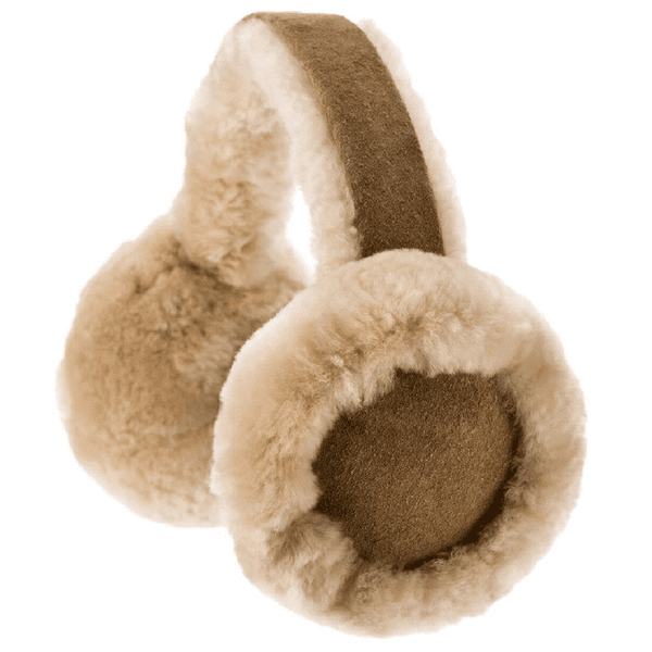 Childrens Genuine Sheepskin Earmuffs With Gift Box