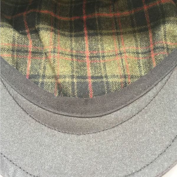 Flat Cap: Waxed Cotton, Showerproof - Brown, Navy Blue or Green