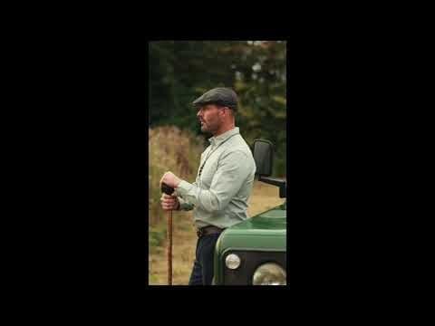 Flat Cap: Waxed Cotton, Showerproof - Brown, Navy Blue or Green