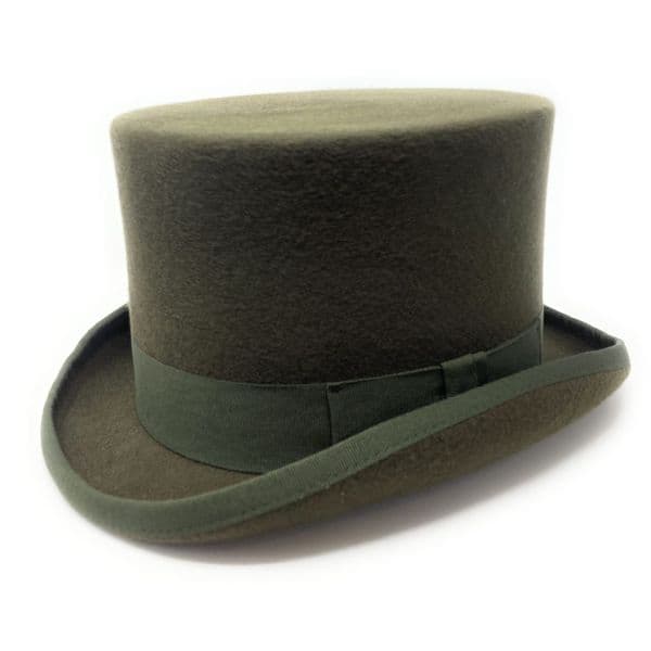 Green Traditional Top Hat 5¼