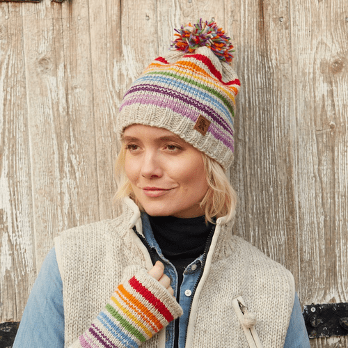 Hexham bobble beanie