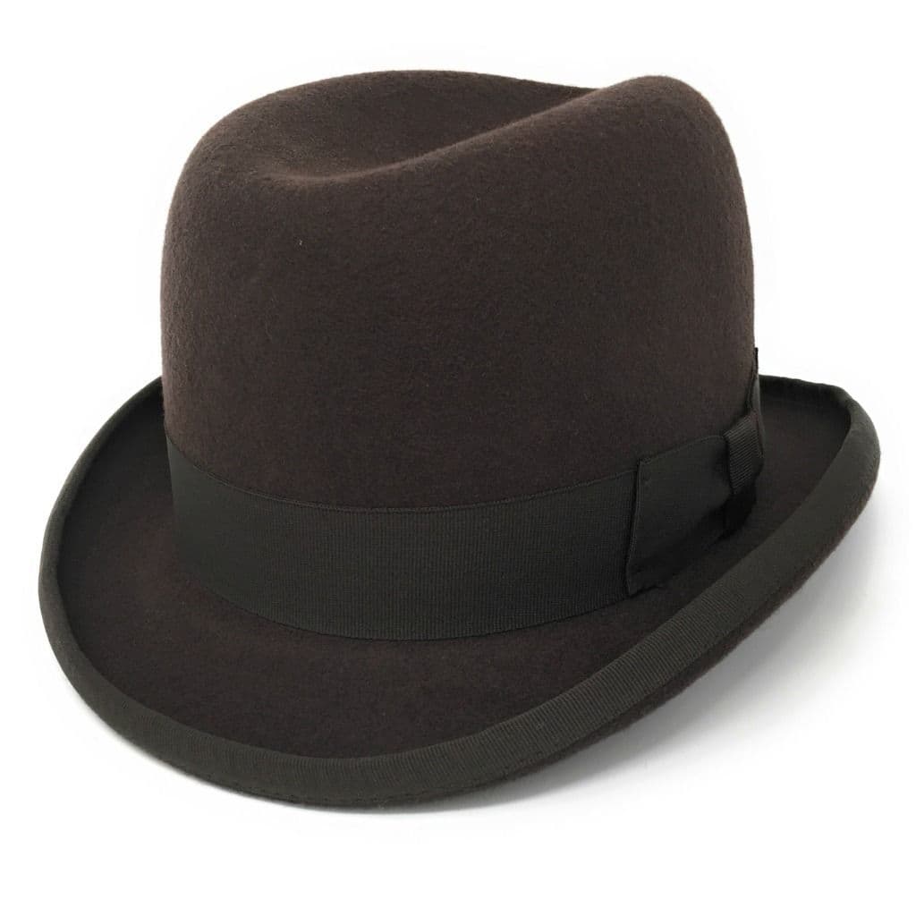 Homburg Hat Wool Brown - Main Image