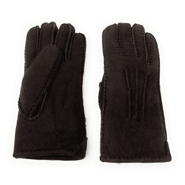 Ladies Brown Sheepskin Gloves