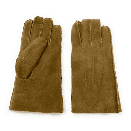 Ladies Tan Sheepskin Gloves