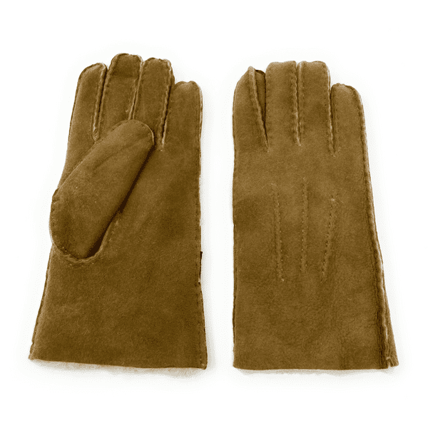 Ladies Tan Sheepskin Gloves