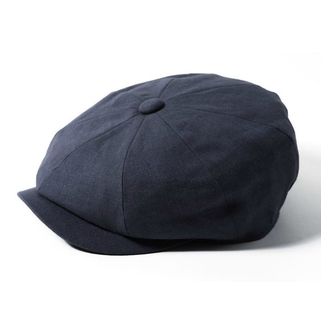 Newsboy Cap Linen - Failsworth Alfie - Biscuit