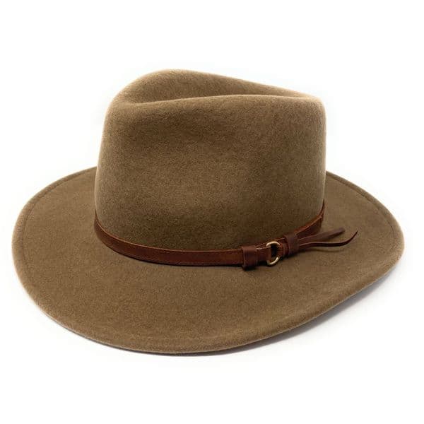 Olney Tawny Wool Felt Outback Hat