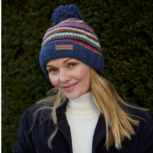 Pachamama Denver Multi Stripe Roll Back Bobble