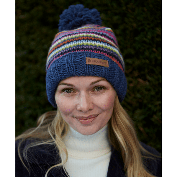 Pachamama Denver Multi Stripe Roll Back Bobble