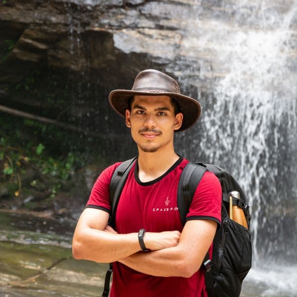 Packable Leather Bush Hat with Chin Strap - Adventurer Dark Brown