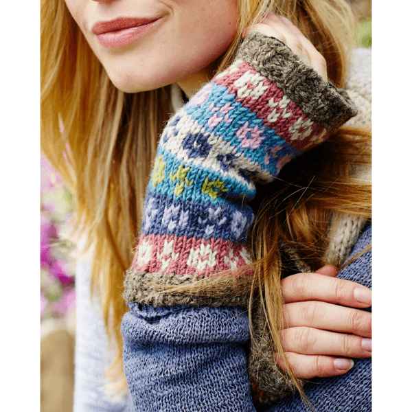 Perenniel Fair Isle Wool Handwarmers- Bloomsbury