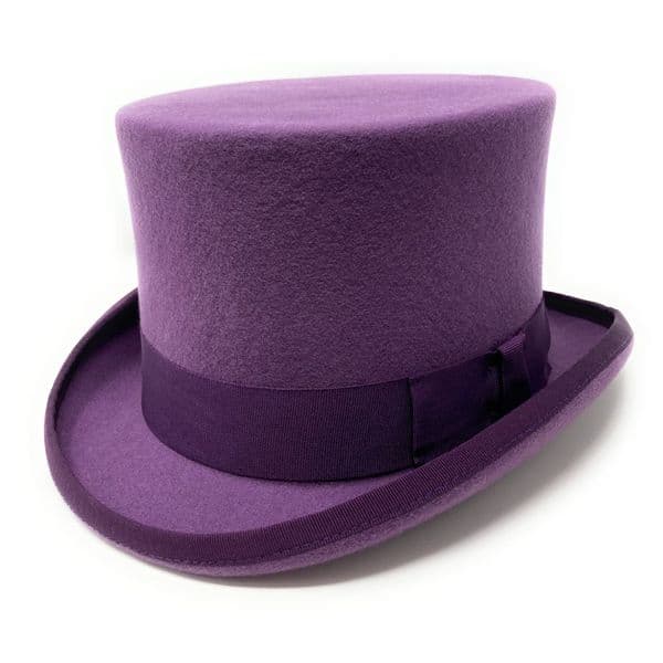 Purple Traditional Top Hat 5¼