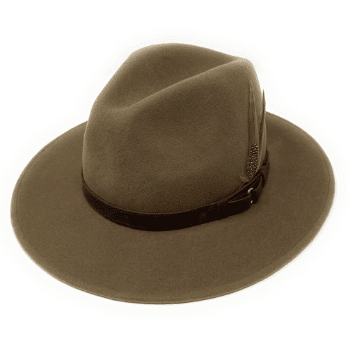 Sage Fedora Hat, Showerproof, Wool - Ranger