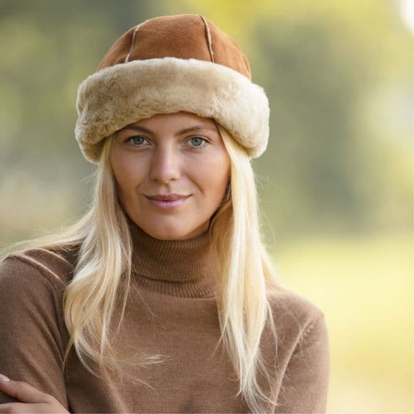 Sheepskin Panel Hat - Dunfield