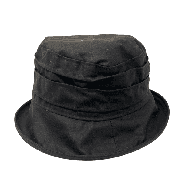 Short Brim Showerproof Bucket Hat - Navy, Brown, Green - Nola