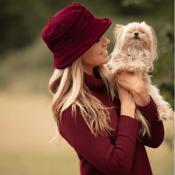 Small Brim Showerproof Bucket hat - Black, Navy, Burgundy - Sophie