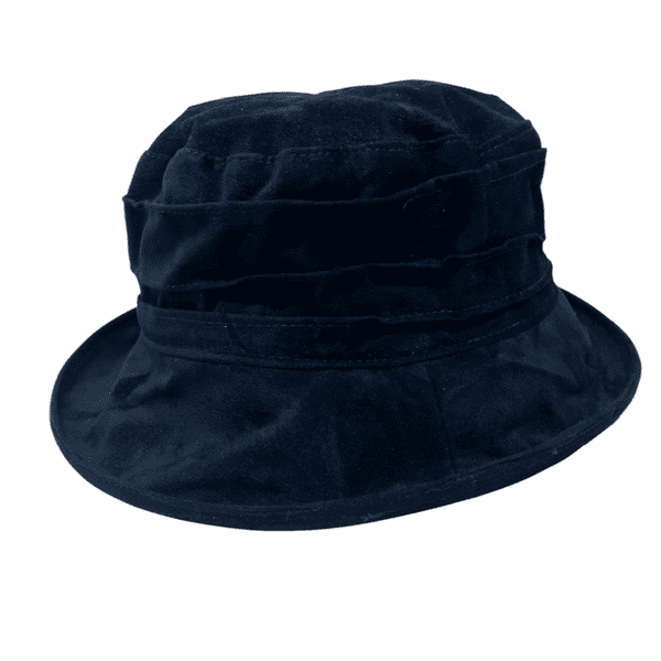 Small Brim Showerproof Bucket hat - Black, Navy, Burgundy - Sophie