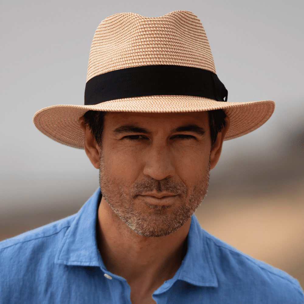 Straw Fedora Summer Hat Wheat